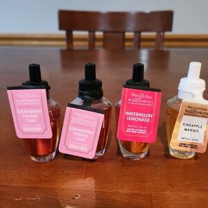 Bath & Body Works Wallflower Fragrance Refills Assorted Set Of 4